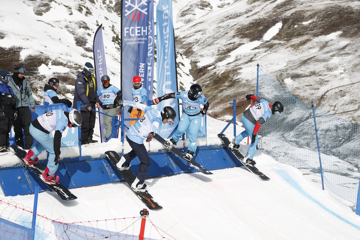 Álvaro Romero y Laia Gomáriz ganan el título de campeones de España de SBX 2024