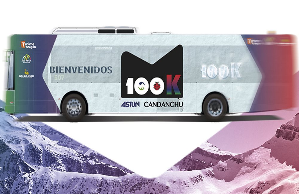 El 100K (Candanchú-Astún) lanza un Skibus desde Zaragoza y Pamplona a partir del 25 de febrero