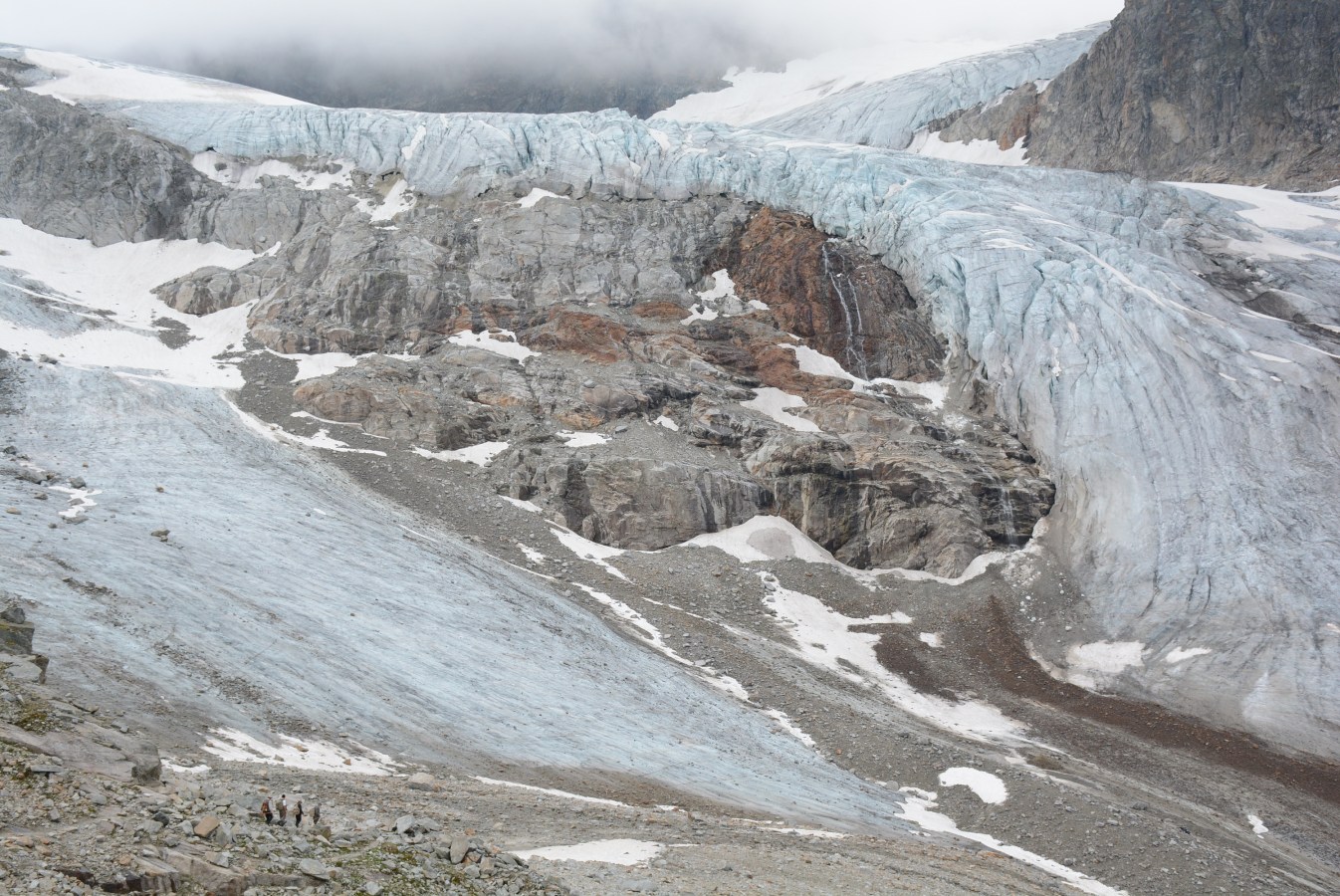 glaciar en el Piz Buin