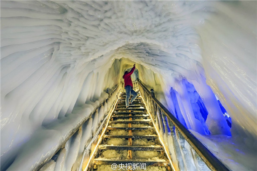 Abren al público 14 impresionantes cuevas de hielo en China descubiertas hace 16 años