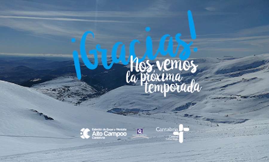 Alto Campoo cierra la temporada con 114.000 esquiadores y 100 días abierta