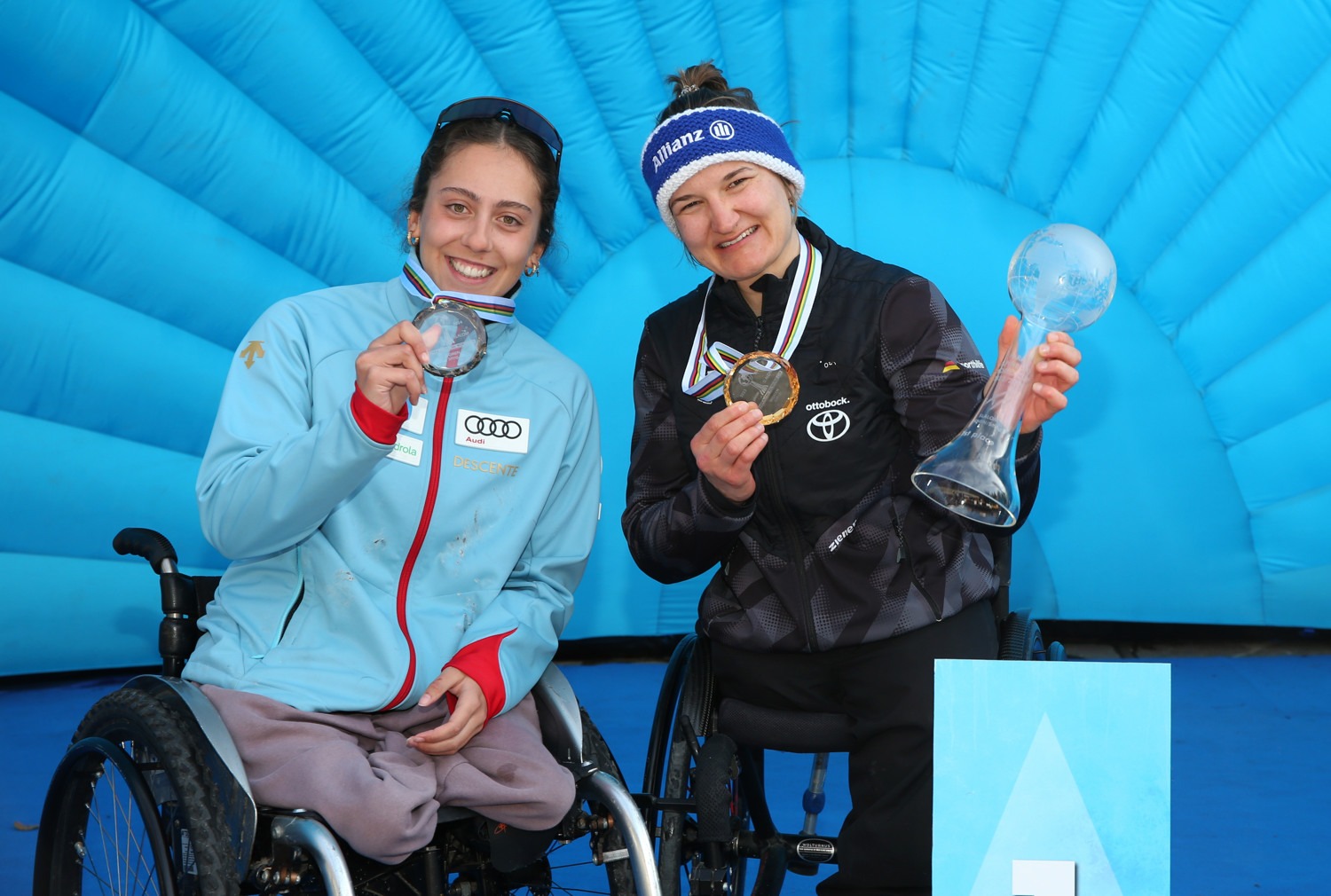 Audrey Pascual, flamante subcampeona de la Copa el Mundo SL Para Alpine Ski