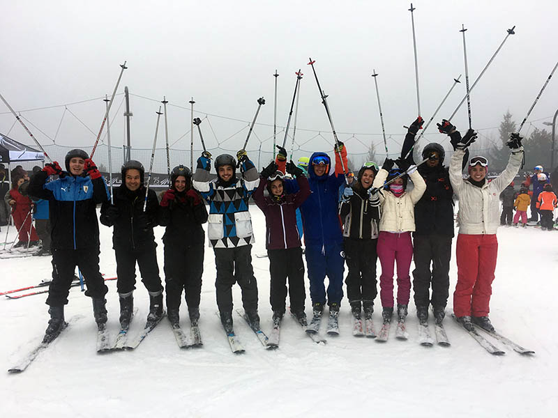 Así hemos vivido el bautizo de esquí que se ha organizado este domingo en La Molina