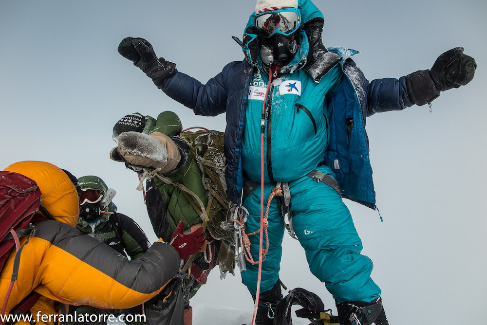 El alpinista Ferran Latorre ha hecho realidad el mayor proyecto de su vida: subir las 14 montañas de más de 8.000 metros de la tierra