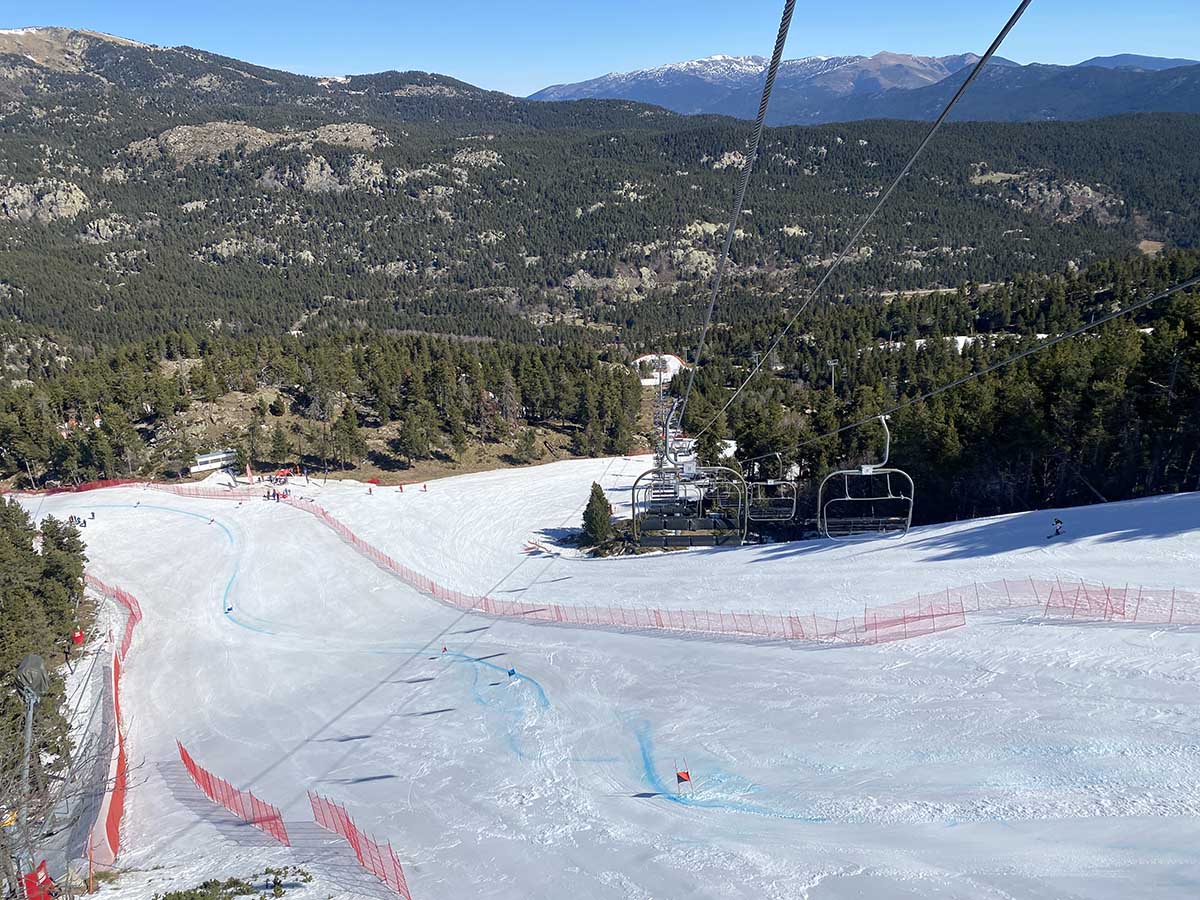 Así está Font Romeu-Pyrénées 2000 en la recta final de la temporada de esquí