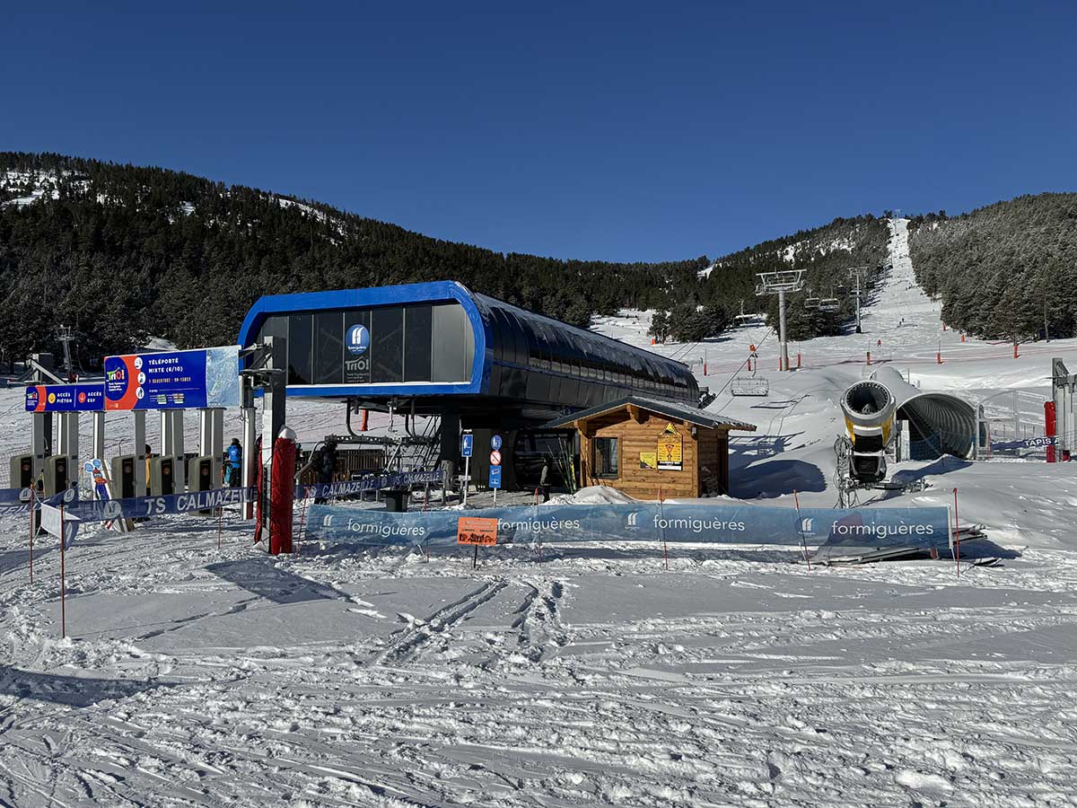 Formiguères, una de las estaciones más beneficiadas por las nevadas recientes