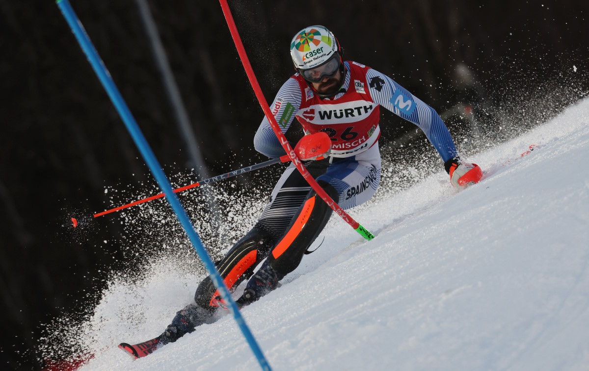 Quim Salarich finaliza el 24 en el SL de Garmisch-Partenkirchen ganado por Henrik Kristoffersen