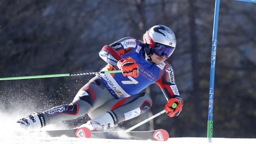 Kristoffersen arrasa en Kranjska Gora tras conseguir el doblete en gigante