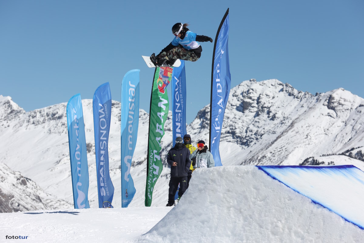 Campeonatos de España slopestyle de Freeski y Snowboard en Baqueira Beret