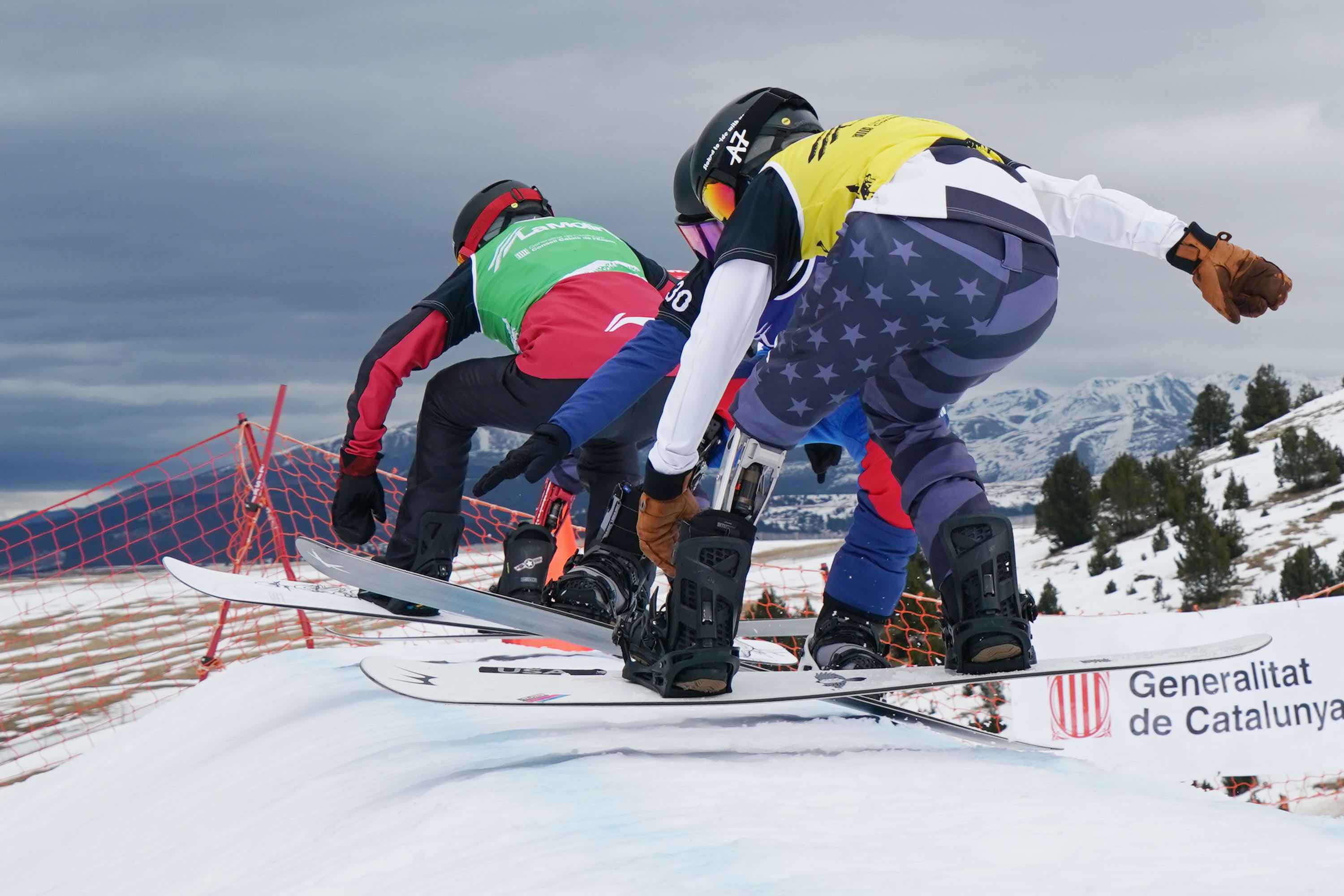 Oro para España en el SBX por equipos en los Mundiales de Snowboard adaptado de La Molina