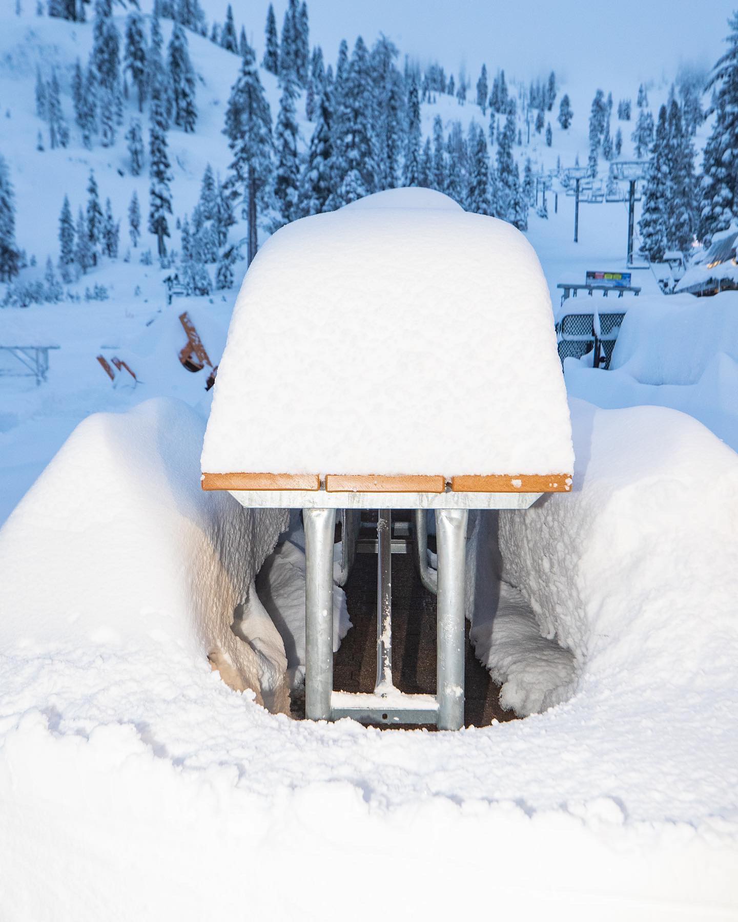 Las estaciones de esquí de Estados Unidos baten récords de nieve