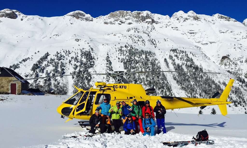 Heliskí en el Valle de Arán