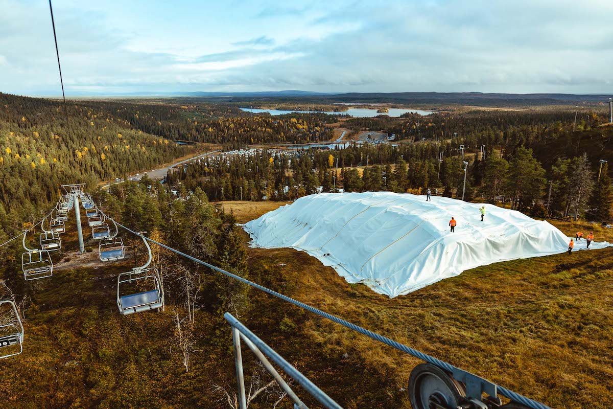 El cultivo de nieve permitirá a la estación finlandesa de Ruka abrir el 8 de octubre