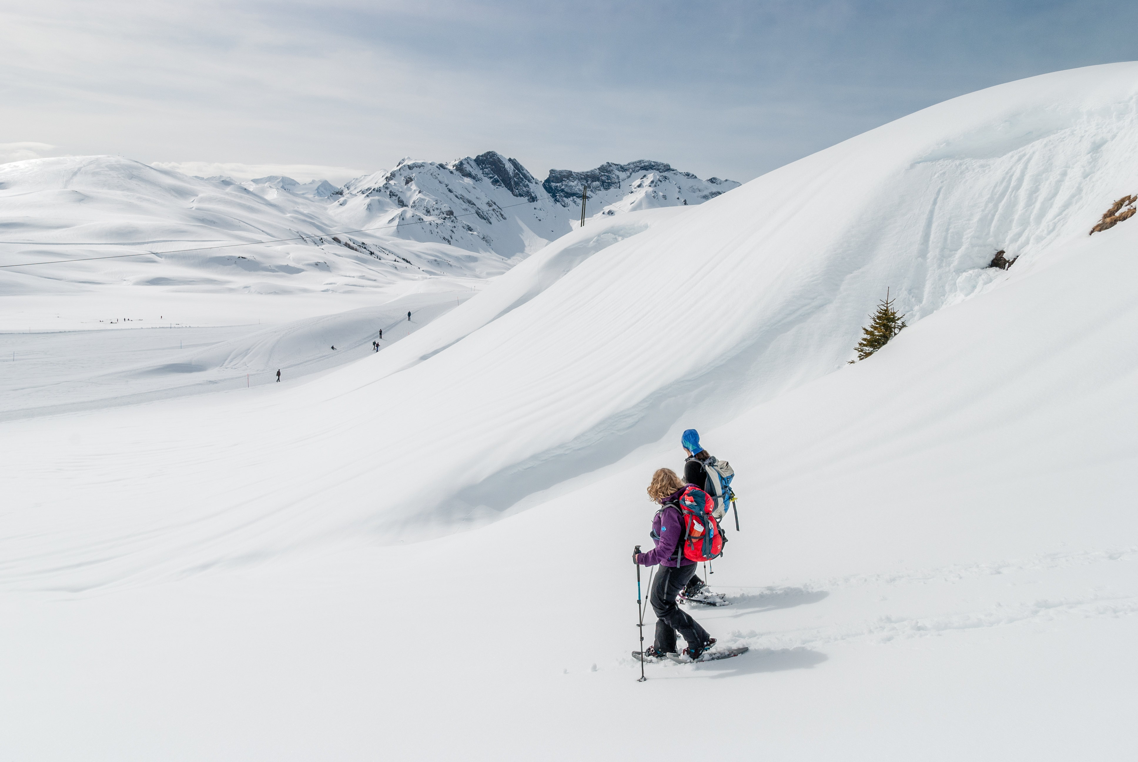 excursion en raquetas por Melchsee-Frutt