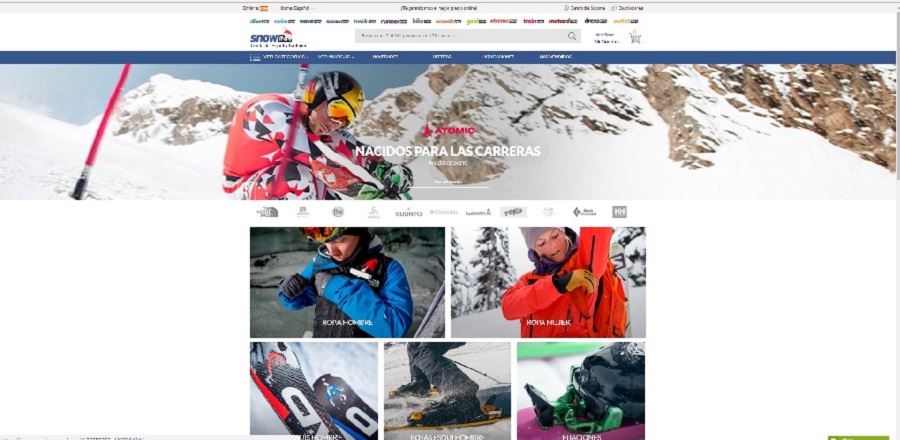 Descubre las tiendas mejor posicionadas para comprar esquí y snowboard por Internet