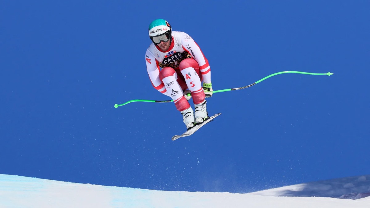 Vincent Kriechmayr corre más que nadie en el mítico descenso de Lauberhorn