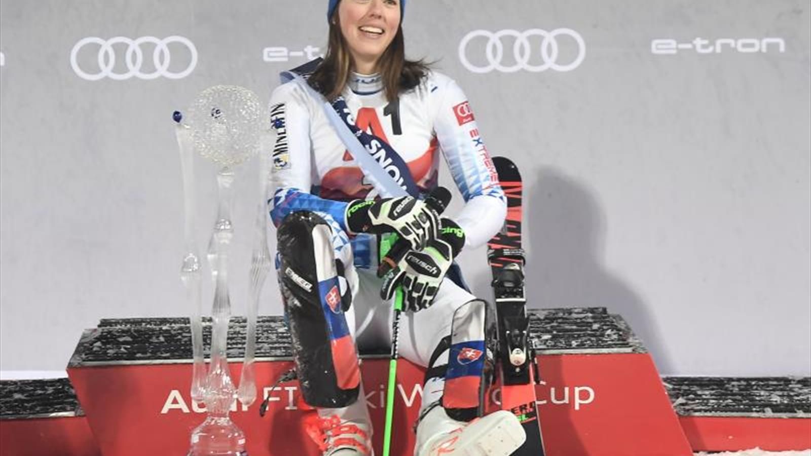 Mikaela Shiffrin es superada nuevamente por Petra Vlhova en el slalom de Flachau