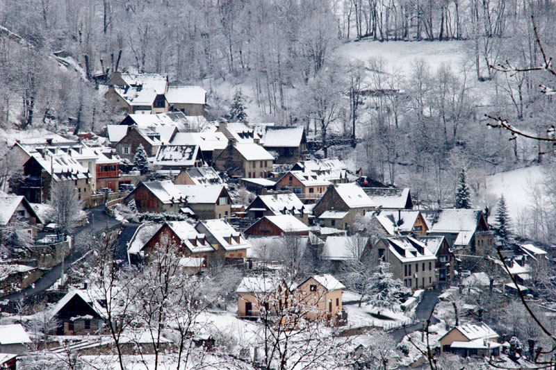 Pueblo típico del Pirineo Francés. Foto Gorka Oller