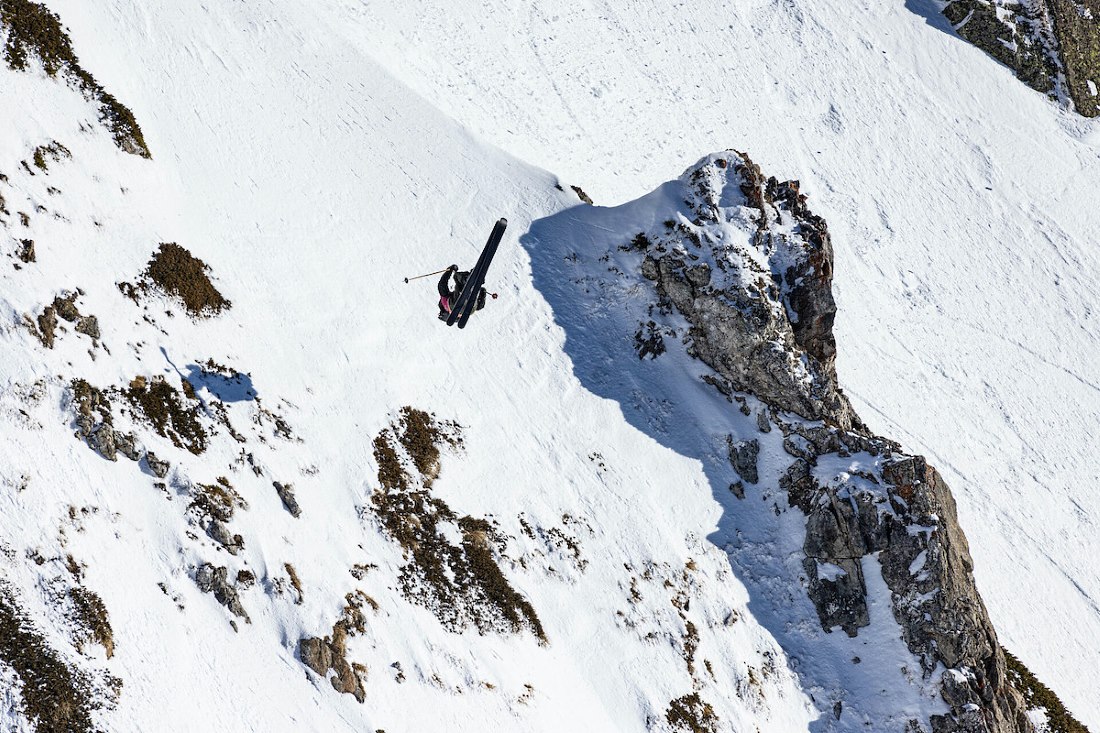 Abel Moga y Núria Castán se ganan un puesto en la élite mundial del freeride en Baqueira Beret