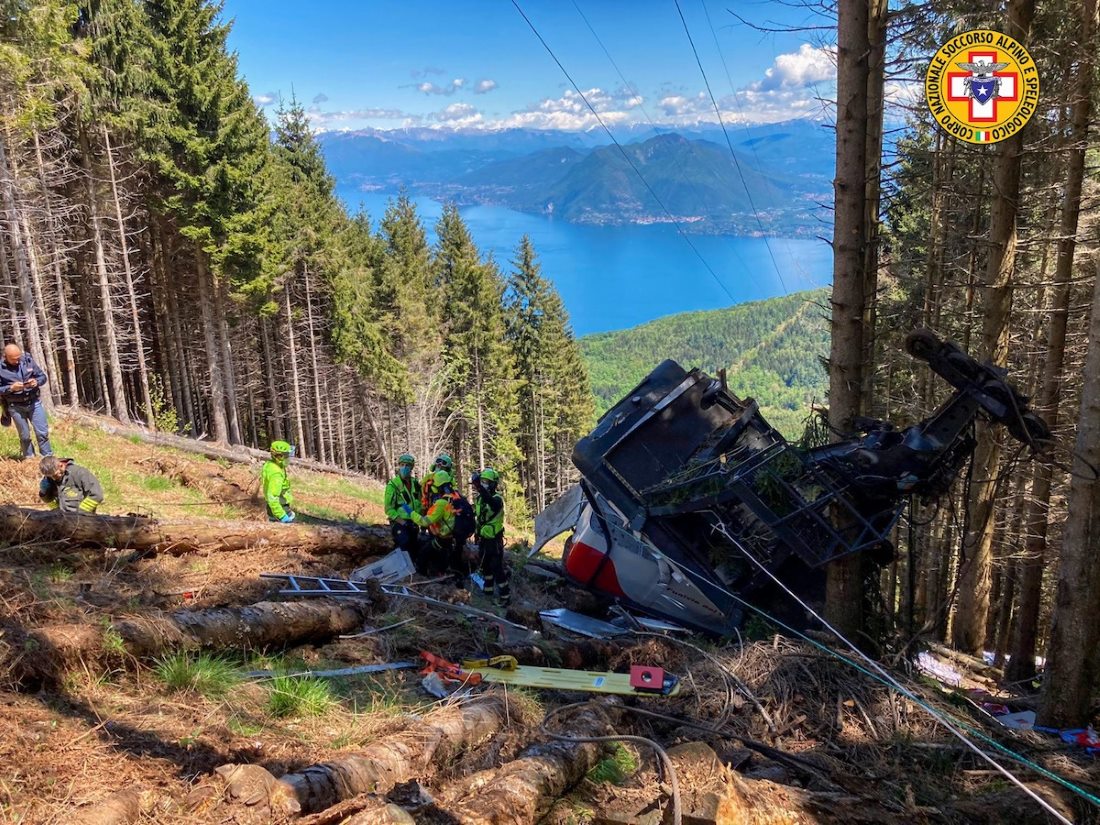 Mottarone tendrá un nuevo teleférico, cerrado desde el dramático accidente con 14 muertos