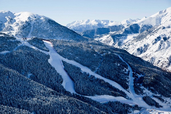 Pista Áliga de Soldeu-El Tarter en Grandvalira