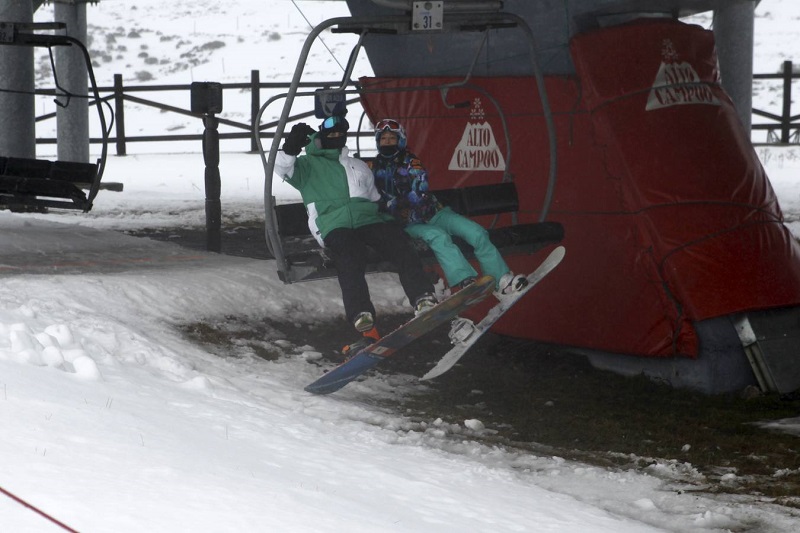 a estación de Alto Campoo empieza sin agobios la temporada 2014/15 