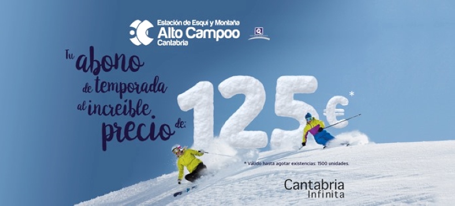 Si hay nieve, Alto Campoo abrirá el 23 de diciembre con precios especiales