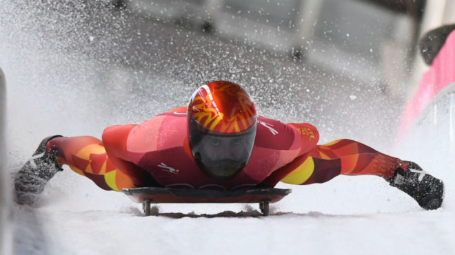 Ander Mirambell es 25º tras la primera jornada de skeleton