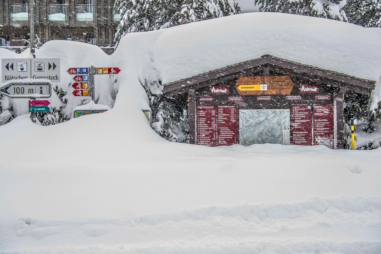 La suiza Andermatt con nada menos que 6 metros lidera el ranking de estaciones con más nieve