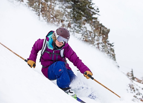 Angel Collinson Freerider durante los X Games. Mike Schirf Photo