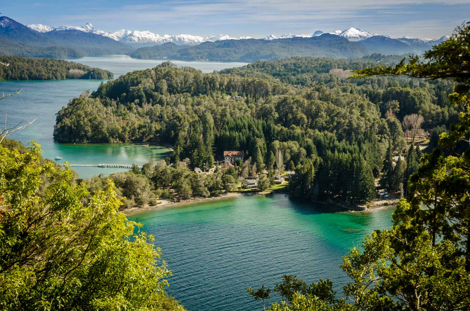 colores del agua en Patagonia