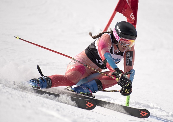 Anna Díaz Prieto en su debut en copa de Europa en La Molina