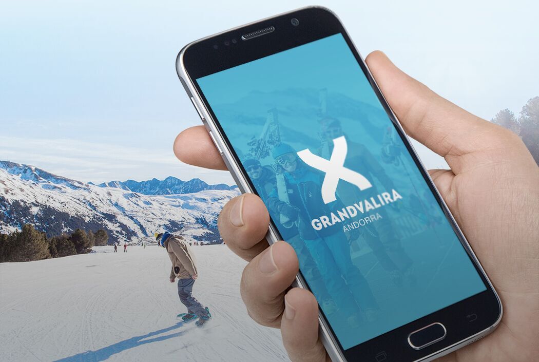 Grandvalira mejora su aplicación, una app que acumula la cifra récord de 150.000 descargas