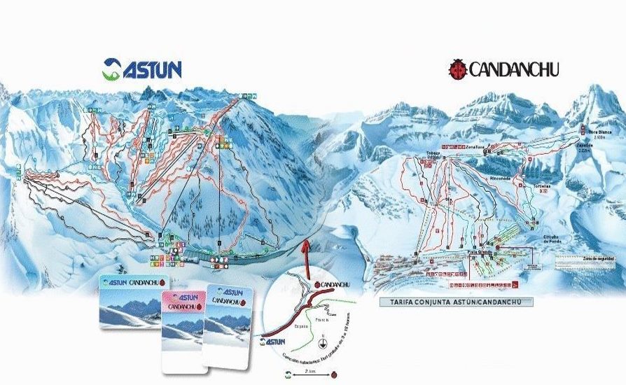 Astún y Candanchú no renovarán su acuerdo 100K con forfait único para las dos estaciones