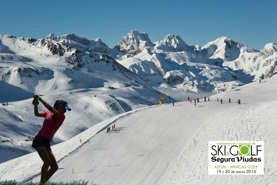 Dos deportes y un solo objetivo: llega a Astún el Campeonato de España Ski & Golf