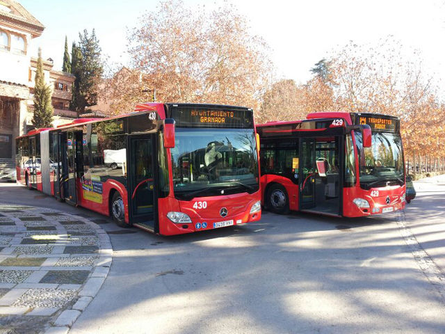 Sierra Nevada 2017: Refuerzo transporte bus de Granada a la estación durante la competición