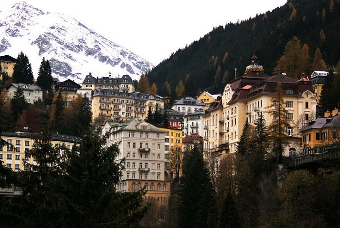 El centro de Bad Gastein