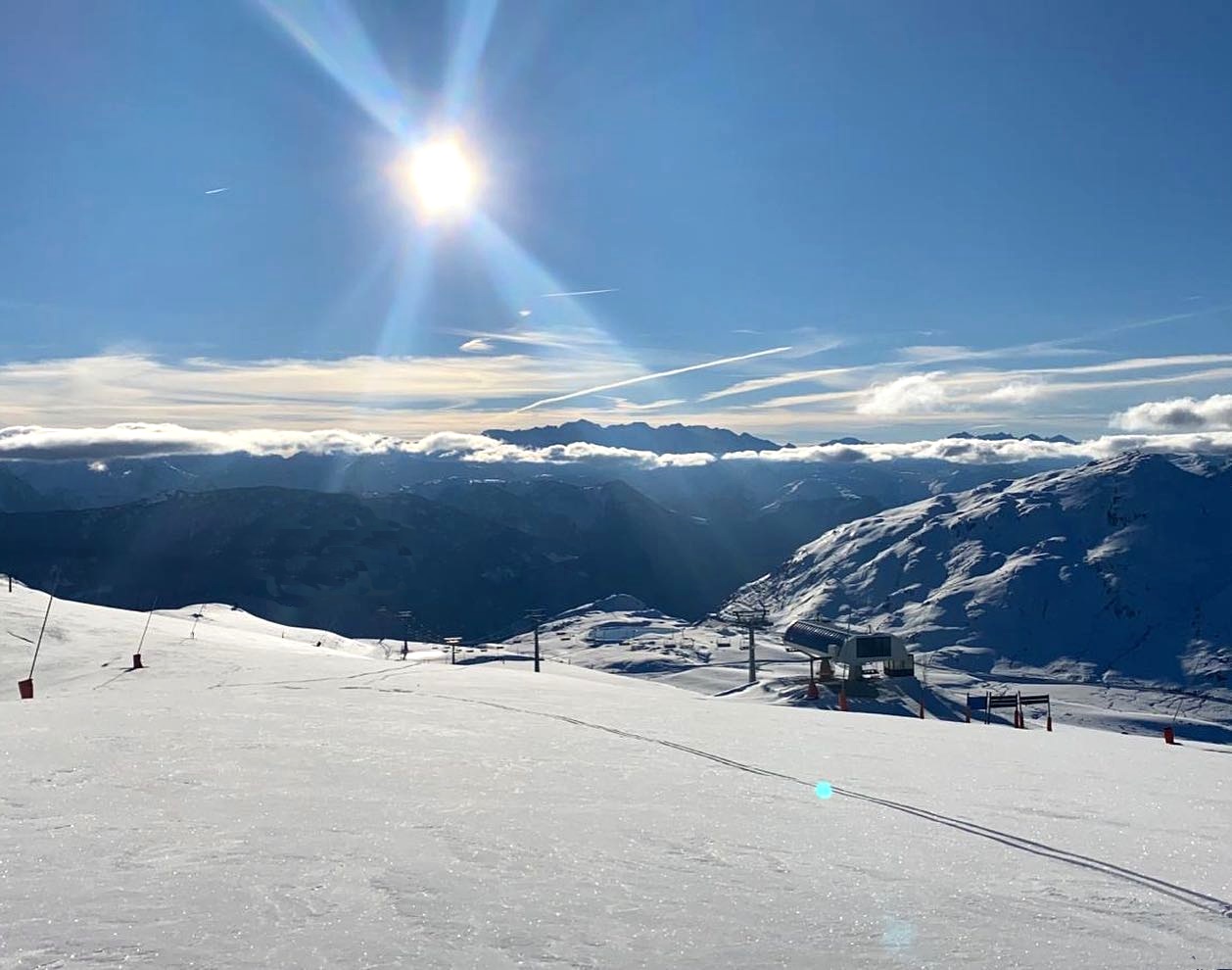 Otoño con récord de nevadas en la Val d'Aran, que las lluvias pueden derretir a partir del miércoles