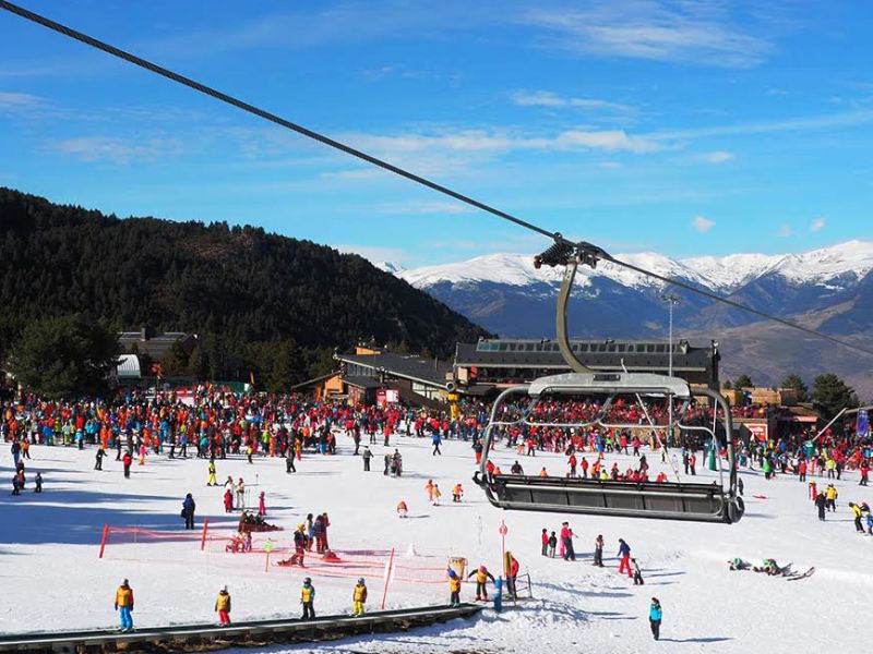 Un fin de semana de gran afluencia en Masella