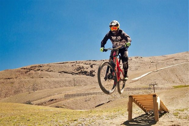 El Bike Park de Sierra Nevada es uno de los mayores valores de la estación en verano 