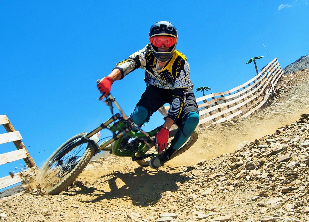 El Bike park de Sierra Nevada, preparado para los mejores días del verano