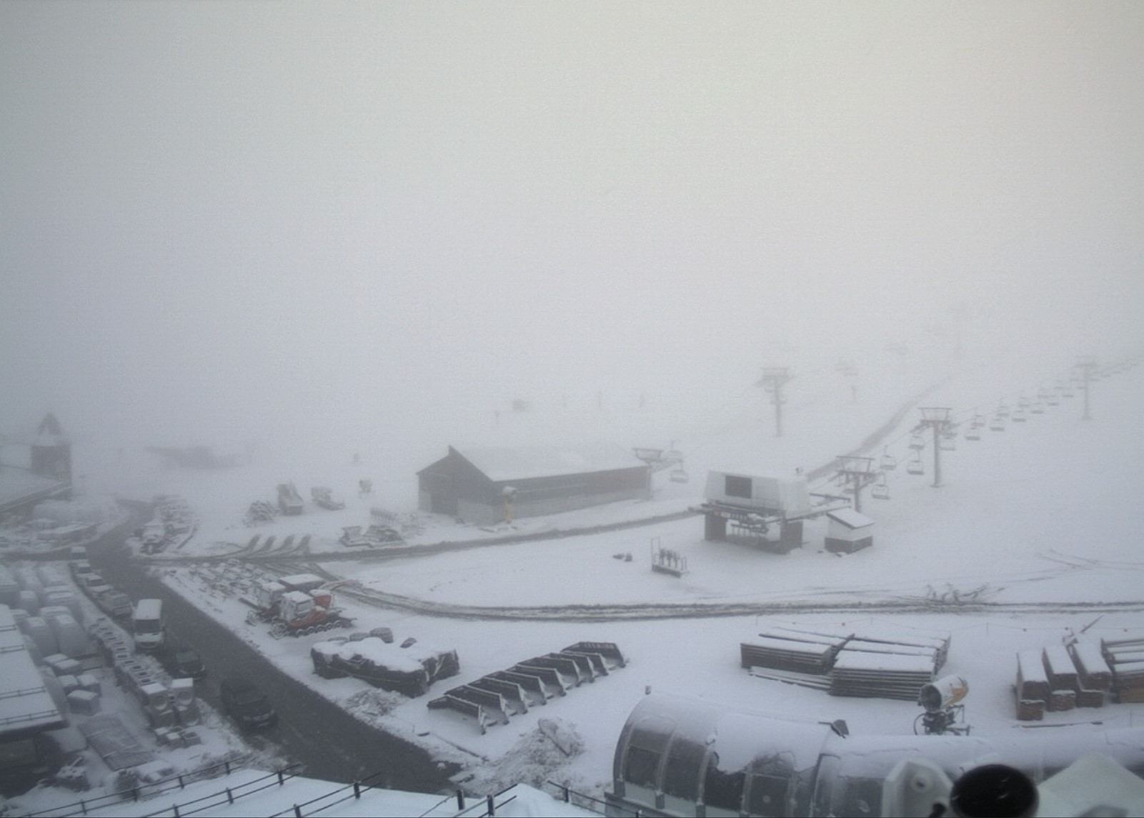 Imágenes de la primera nevada en Sierra Nevada