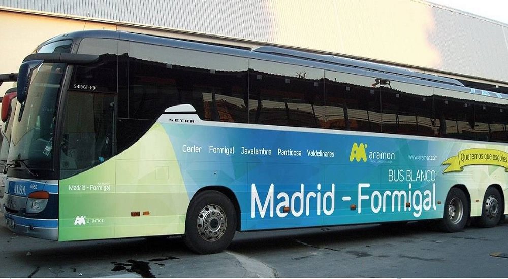 Arranca una nueva temporada del Bus Blanco de Madrid a Aramón Formigal-Panticosa