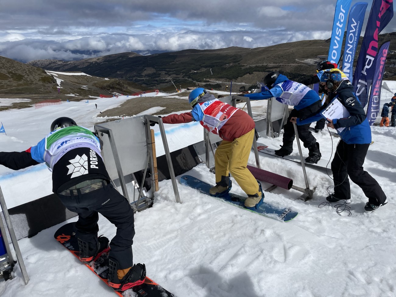 Alvaro Romero y Naia Aramendia vencedores en los Campeonatos de España SBX Absolutos en Sierra Nevada