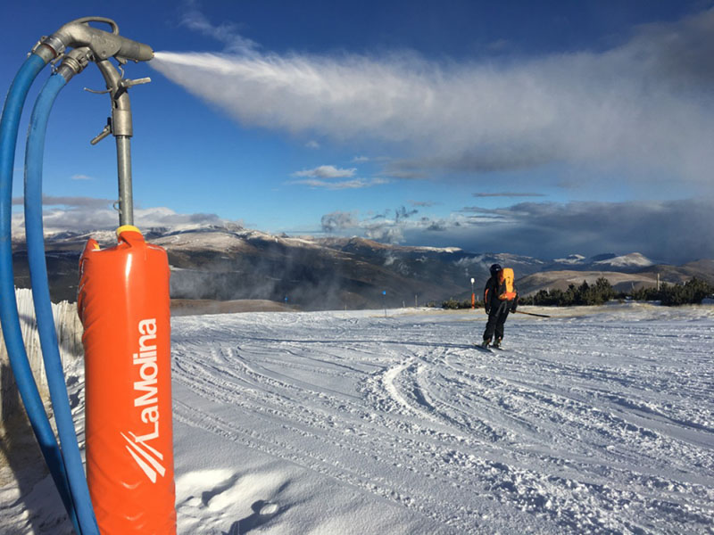 La Molina trabaja a toda máquina estrenar la temporada el jueves 30 de noviembre