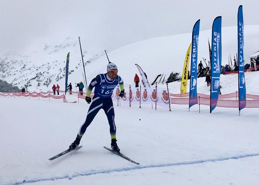 Imanol Rojo y Marta Cester, campeones de España de fondo en técnica libre individual en Candanchú