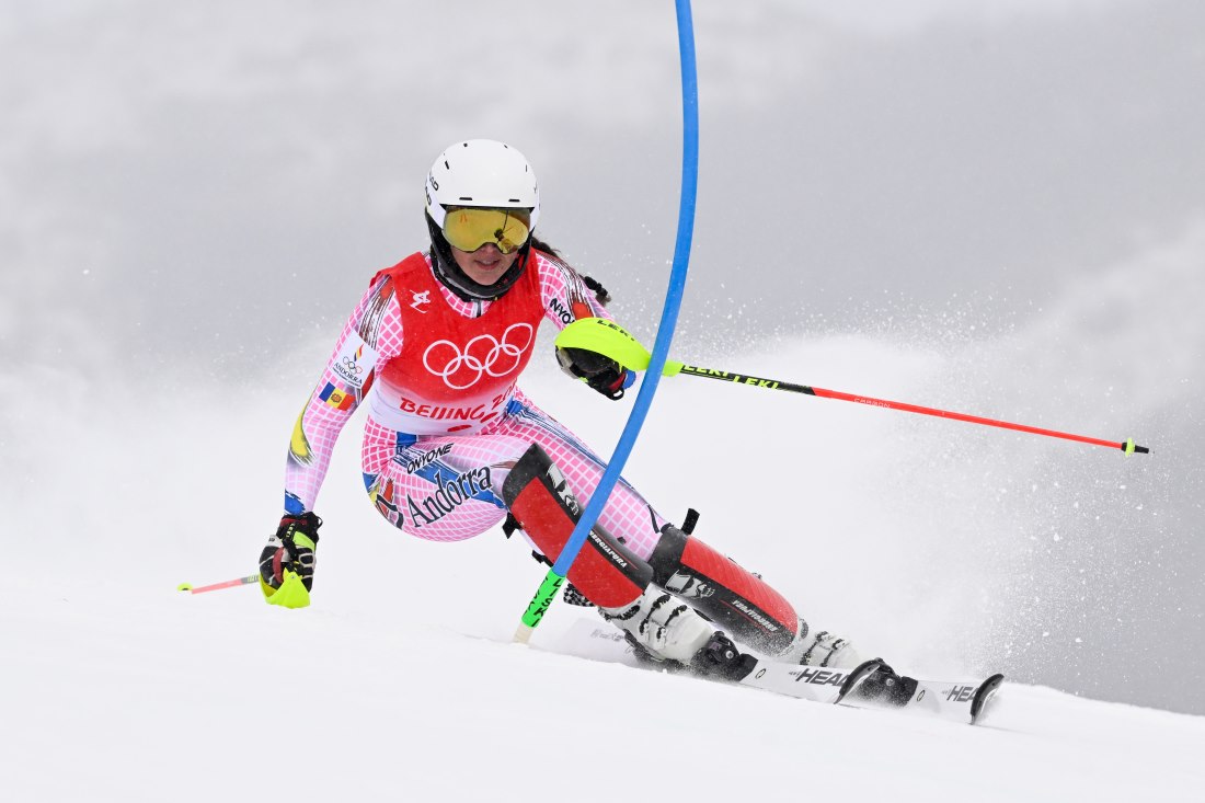 Gran resultado de la andorrana Cande Moreno. 12ª en la combinada olímpica de Beijing 2022