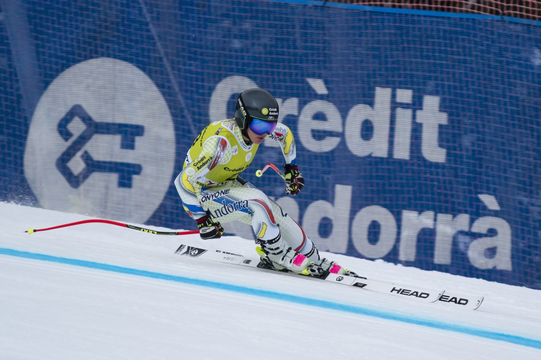 Cande Moreno, mejor crono en los entrenamientos de Descenso de las Finales de Grandvalira