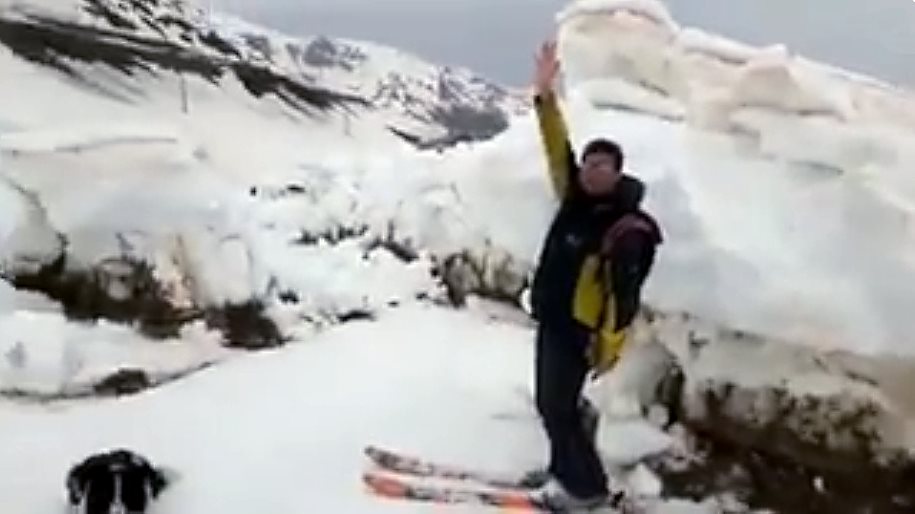 Se desencadena una gran avalancha de forma espontanea en el Pas de la Casa