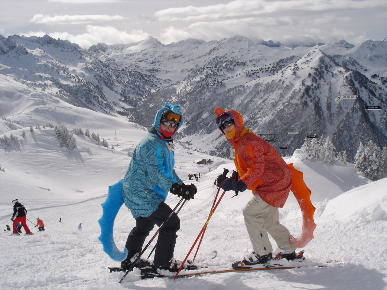 En Baqueira Beret, el entierro de la sardina se hará bajo tres metros de nieve